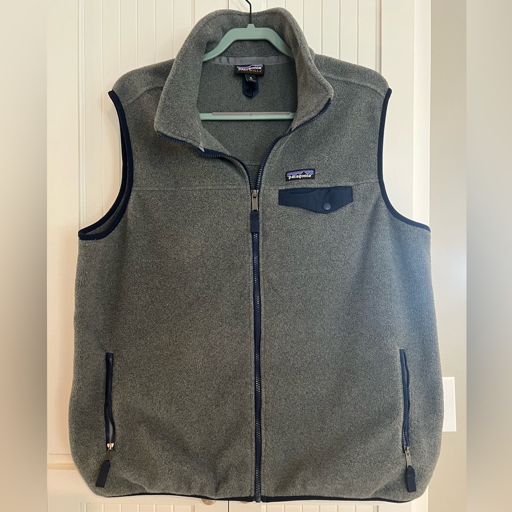Patagonia Synchilla Vest - Gray/Purple